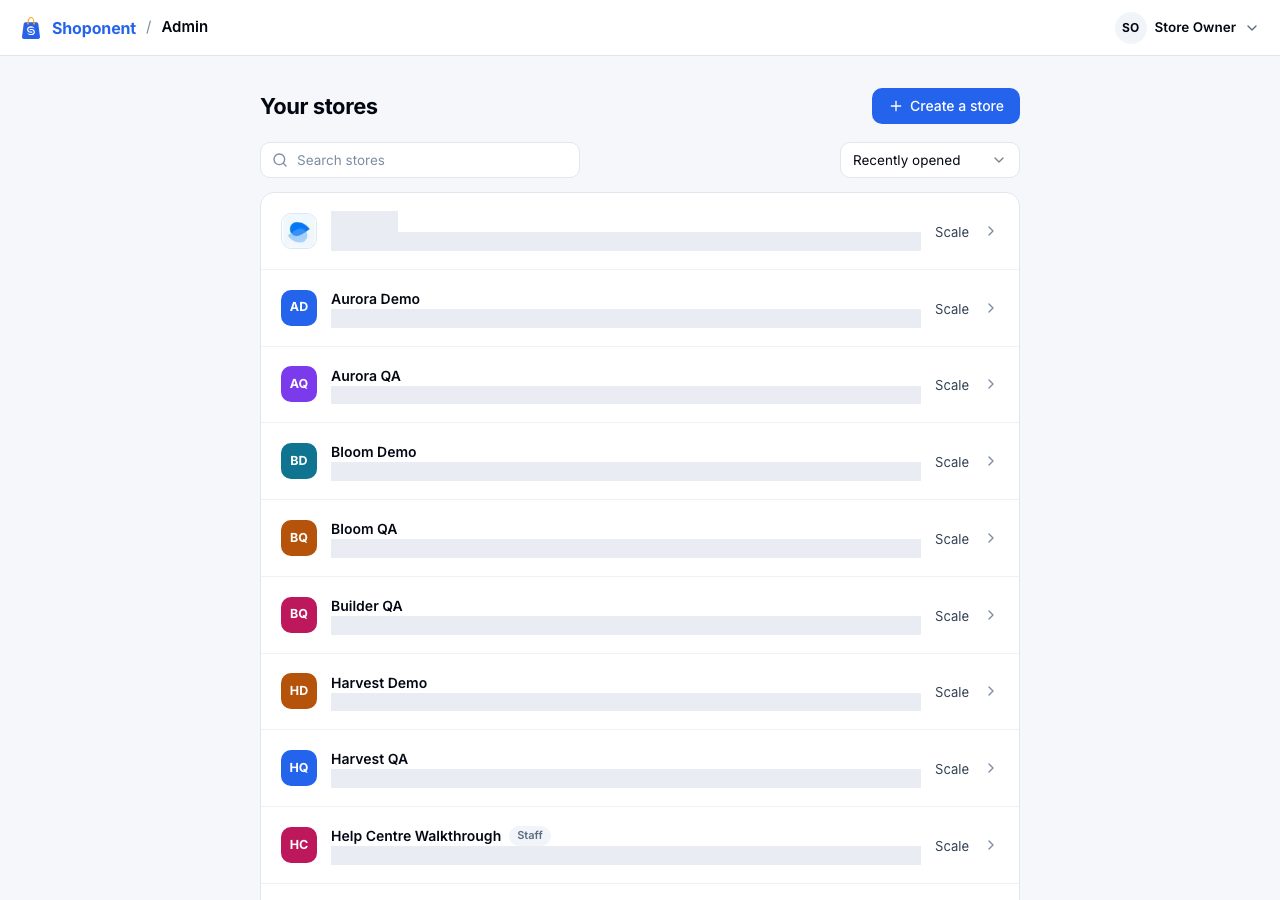 Your stores